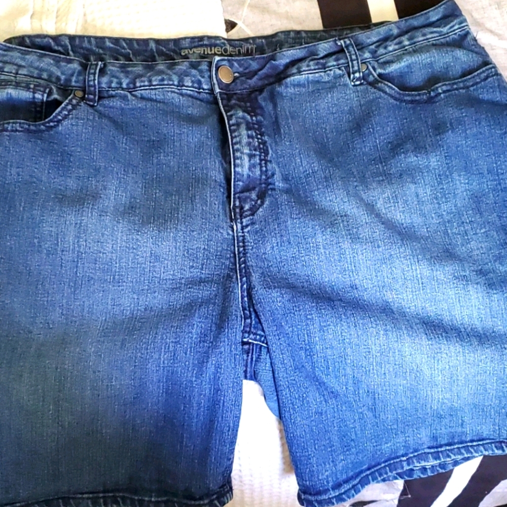 Denim shorts